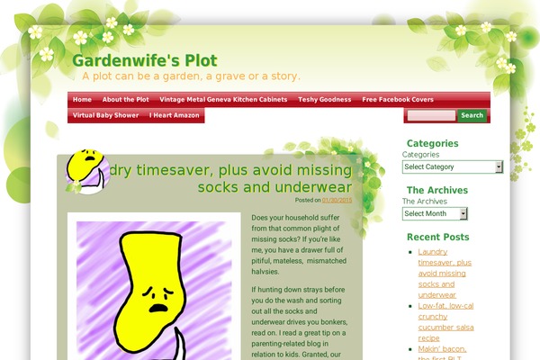 gardenwife.com site used Tender Spring