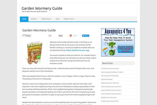 WordPress website example screenshot