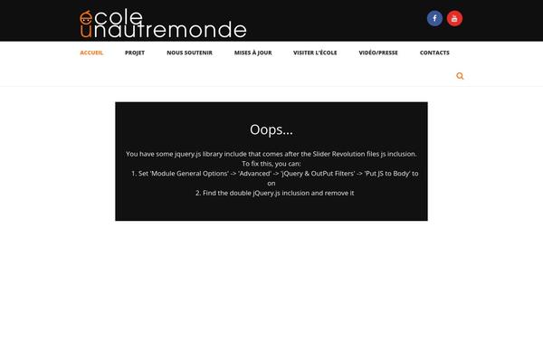 WordPress website example screenshot