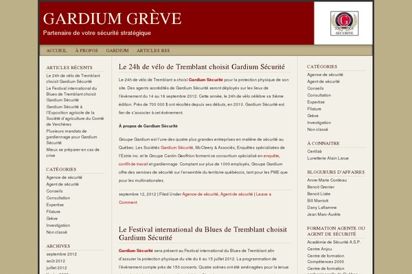 gardium-greve.com site used Downtown-java-3column