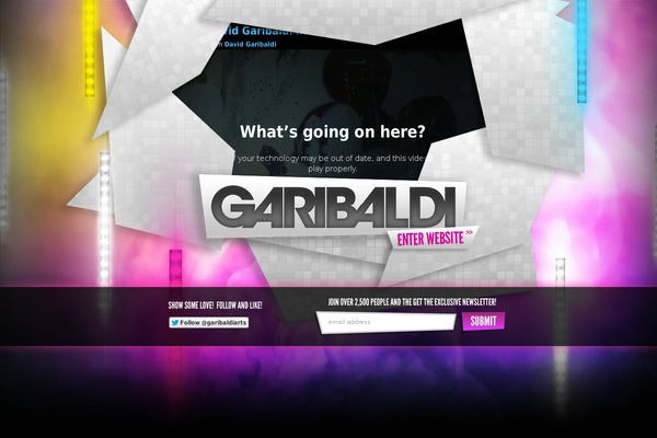 garibaldiarts.com site used Garibaldi