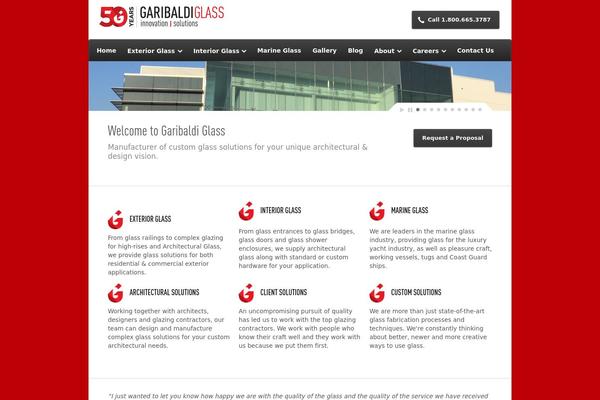garibaldiglass.com site used Garibaldi