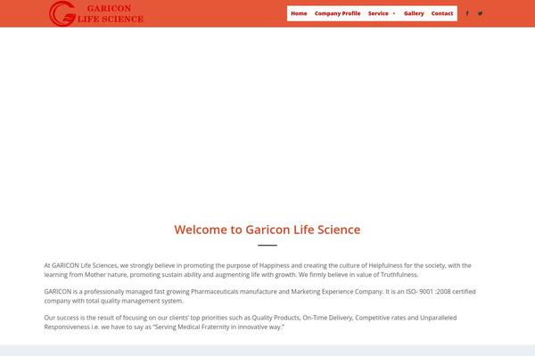 WordPress website example screenshot