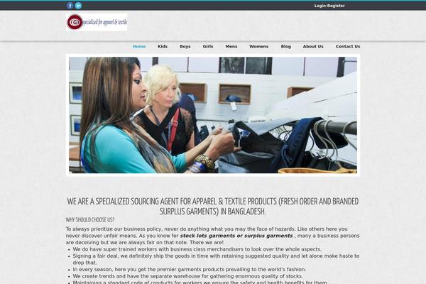 WordPress website example screenshot
