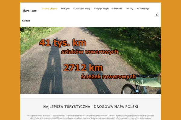 Vantage theme site design template sample