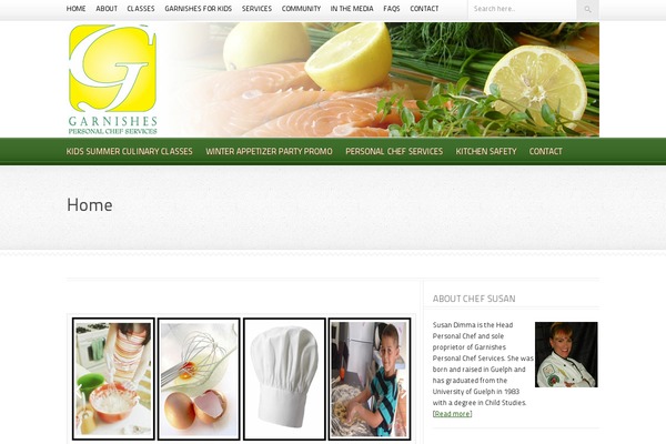 Foodpress theme site design template sample