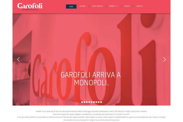 garofolispa.eu site used Garofoli-child