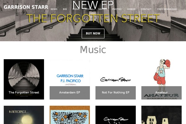 garrisonstarr.com site used Music