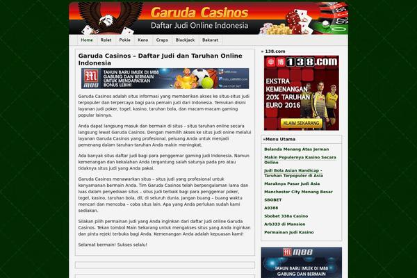 GamePress theme site design template sample