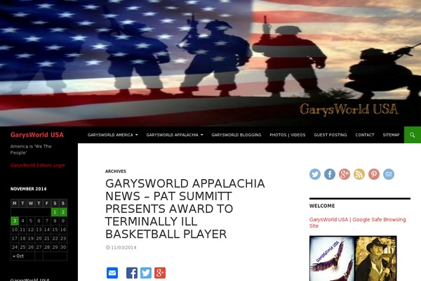 Twenty Fourteen theme site design template sample