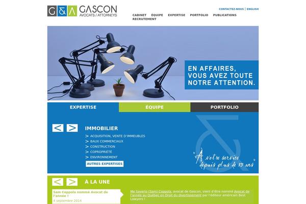 gascon.ca site used Gascon