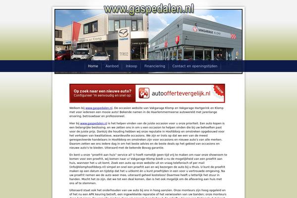 WordPress website example screenshot