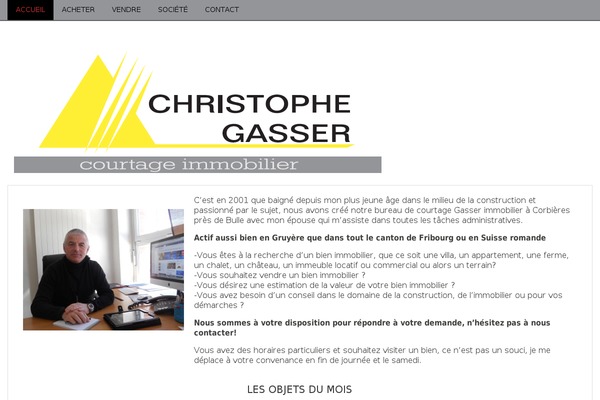 gasser-immobilier.ch site used Publimmo