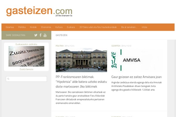 gasteizen.com site used Hueman