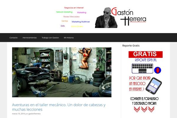 GeneratePress theme site design template sample