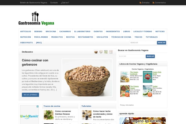 WordPress website example screenshot