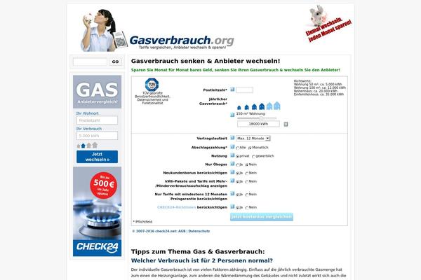 gasverbrauch.org site used Zenkompakt