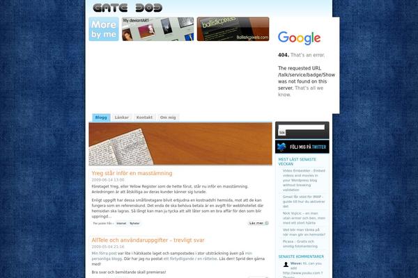 WordPress website example screenshot