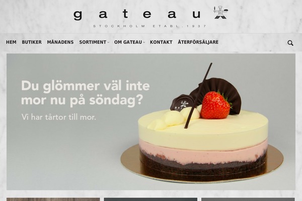 gateau.se site used Gateau