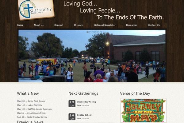 gatewaybaptist.com site used Wp-church