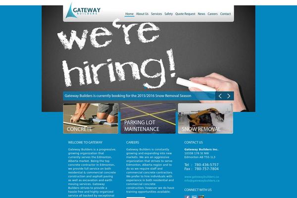 gatewaybuilders.ca site used Gatewaybuilders