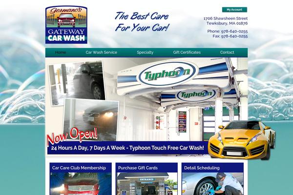 gatewaycarwash.com site used Germano