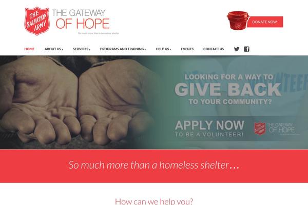 gatewayofhope.ca site used Starter