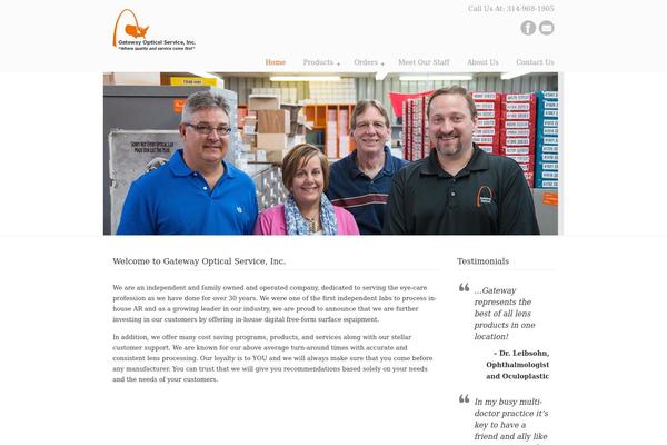 WordPress website example screenshot