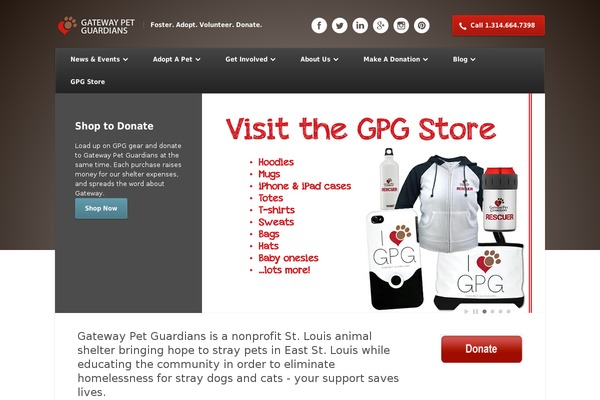 WordPress website example screenshot