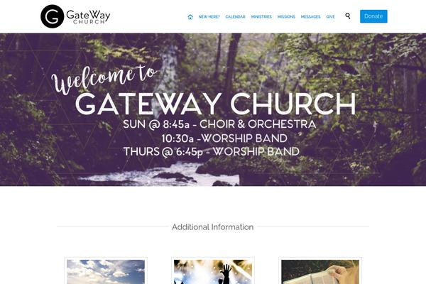 Church and Event theme site design template sample