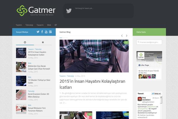 Hueman theme site design template sample