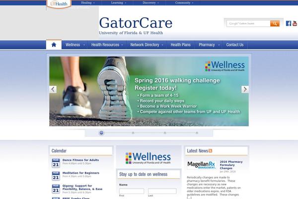 gatorcare.org site used Ufandshands