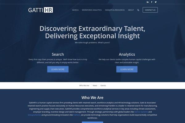 gatti WordPress theme, websites list used gatti theme gatti theme websites examples