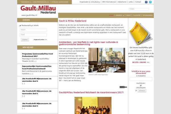 gaultmillau.nl site used Gaultmillau