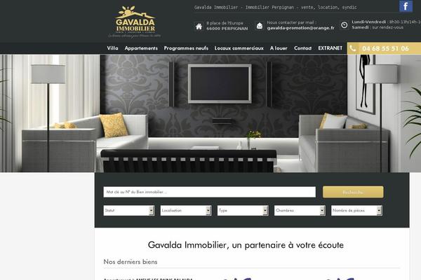 gavalda-immobilier.fr site used Ushuaia