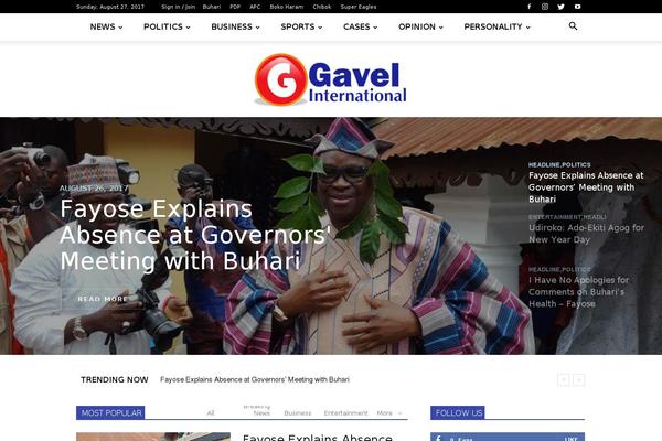 gavelinternational.org site used Gavel