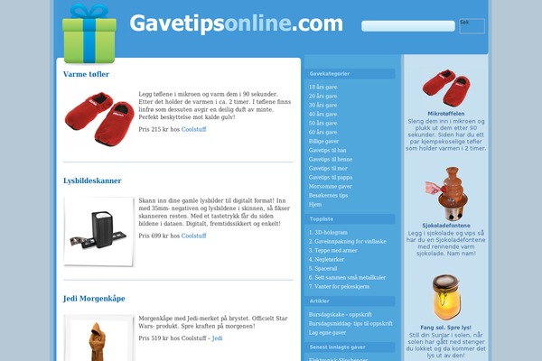 gavetipsonline.com site used Giftsonline