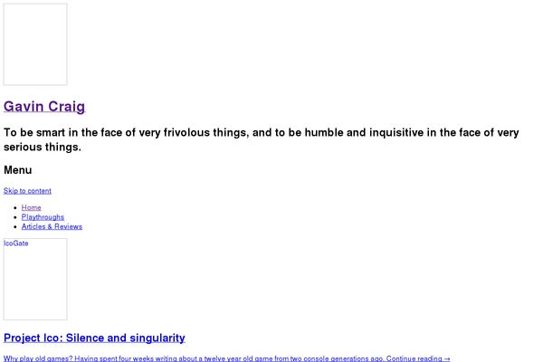 WordPress website example screenshot
