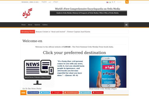 Sahifa theme site design template sample