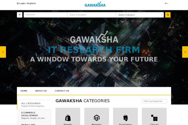 gawaksha.com site used Globowp