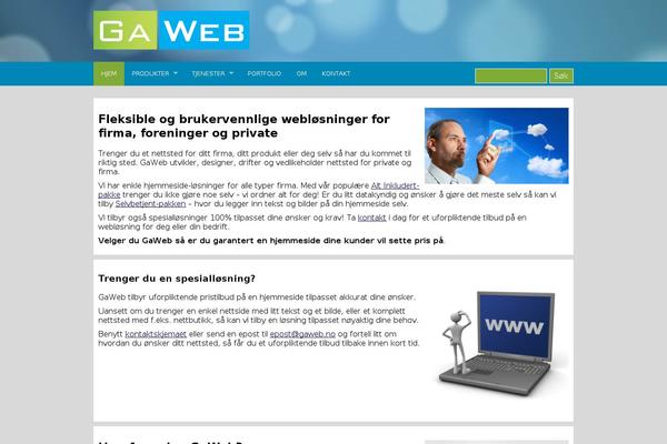 gaweb.no site used Gaweb-responsiv-gaweb.no