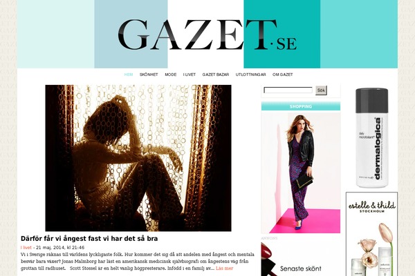 gazet.se site used Gazet