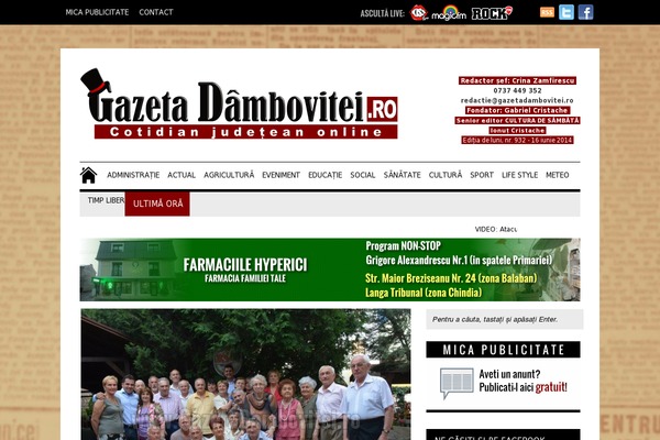 gazetadambovitei.ro site used Gdtheme