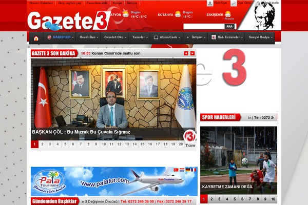 gazete3.com site used Gazete3