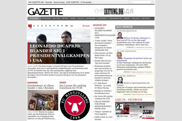 gazette.dk site used Blognewsv101