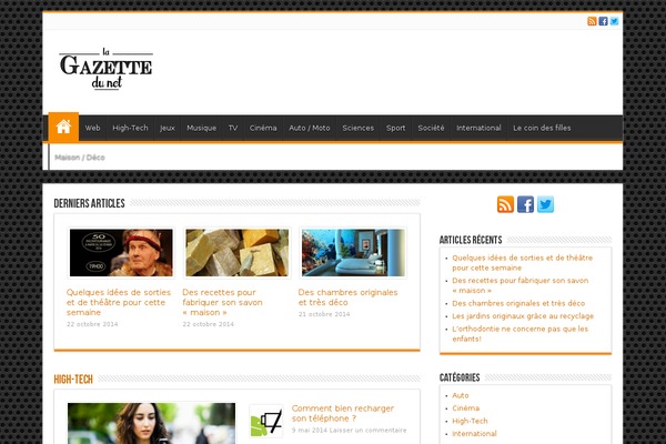 Sahifa theme site design template sample