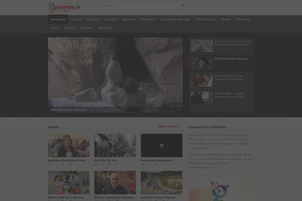 deTube theme site design template sample