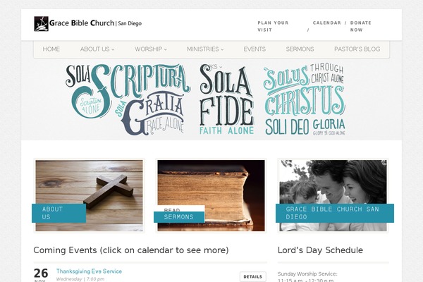 NativeChurch theme site design template sample