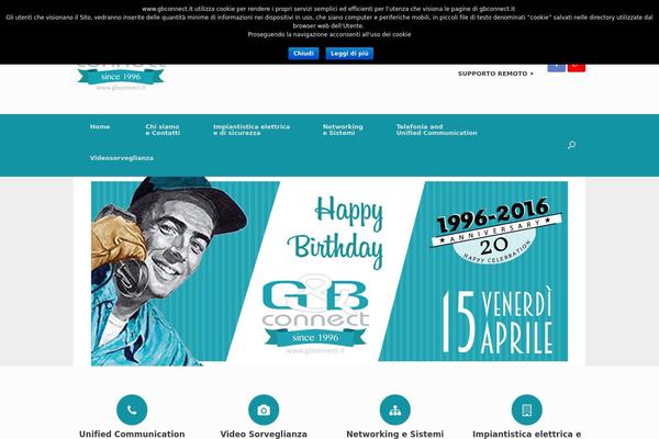 Vantage theme site design template sample