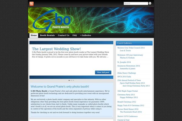 Graphene theme site design template sample